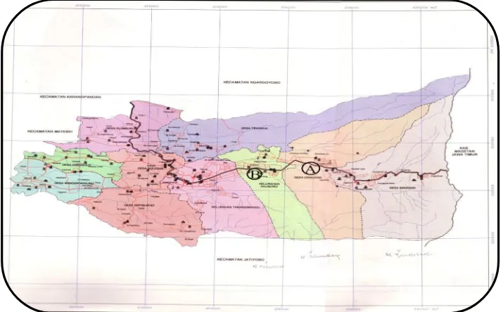 Gambar IV-5 Peta Kawasan Tawangmangu (Sumber : Bapeda Karanganyar) 