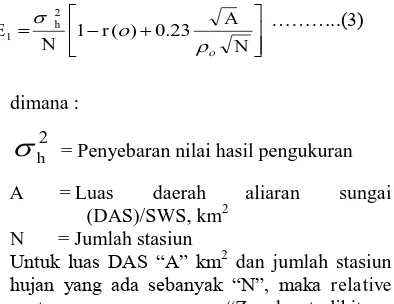 gambar 2 dapat  dihitung dengan  persamaan berikut : 