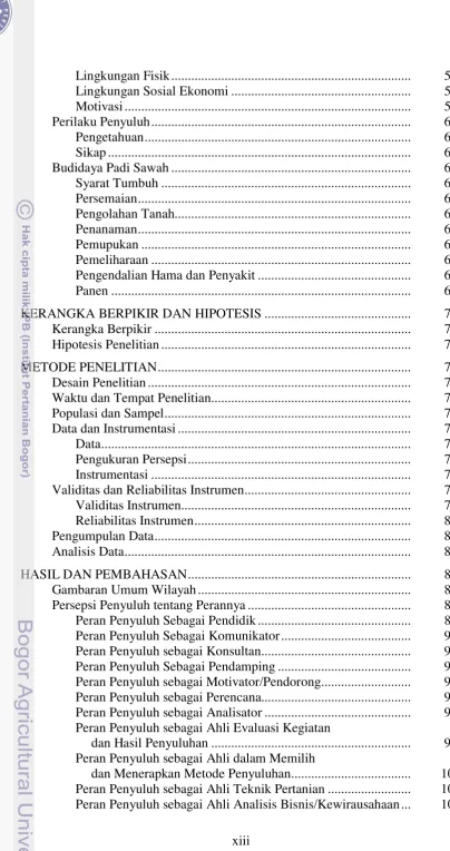 Gambaran Umum Wilayah ...............................................................