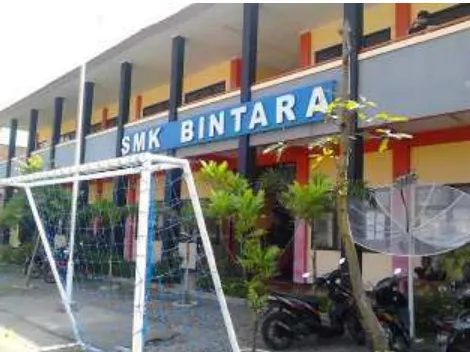 Gambar 3.2 SMK Bintara Rancaekek (tampak depan) (Sumber: Dokumentasi Pribadi, 2015) 