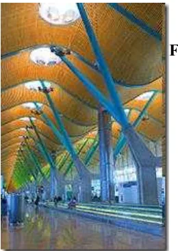 Fig. 4. The new terminal at Barajas airport in Madrid, Spain 