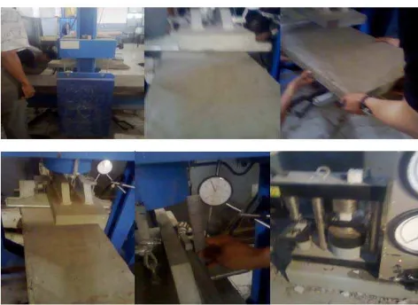 Gambar 3. Uji Tekan dan Tarik Mortar 