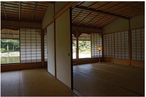 Gambar : Washitsu dengan Tatami dan Shoji 