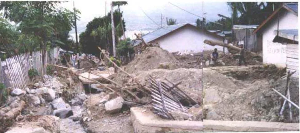 Gambar 4. Banjir Bandang di Desa Kalora dan Silae, Kota Palu 