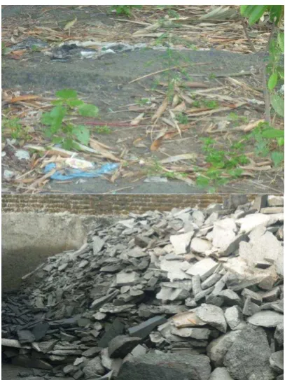 Gambar 1. Limbah Serbuk dan Serpihan Batu  