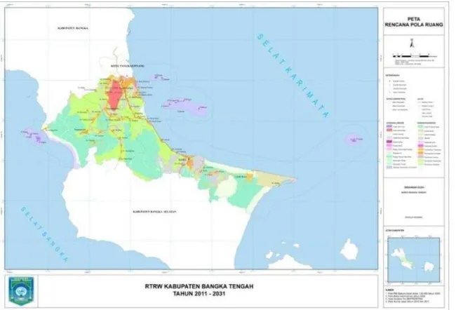 Gambar I: Peta Kabupaten Bangka Tengah (Foto: http://www.bangkatengahkab.go.id/) 