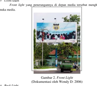 Gambar 2. Front Light 