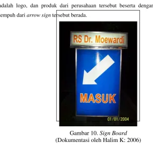 Gambar 10. Sign Board 