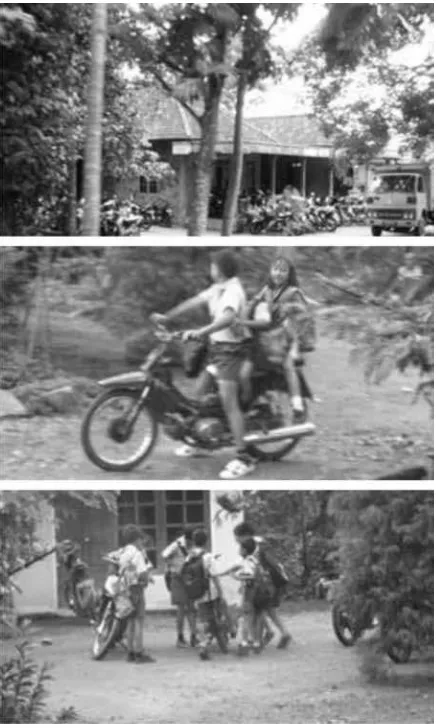 Gambar 4. Penggunaan Sepeda Motor oleh Anak-Anak Sekolah