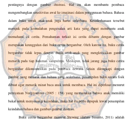 gambar yang menarik dan bahasa yang sederhana, penampilan buku secara fisik 