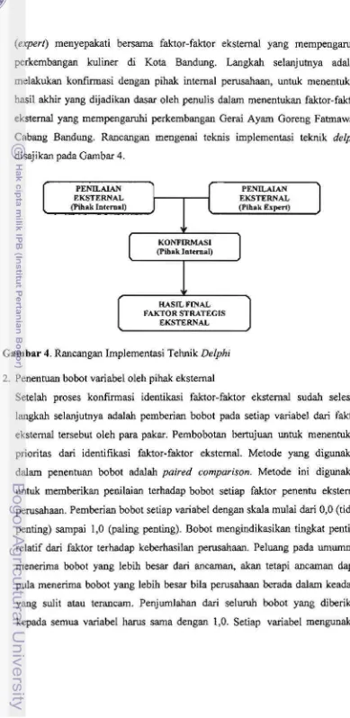 Gambar 4. Rancangan Implementasi Tehnik Delphi 