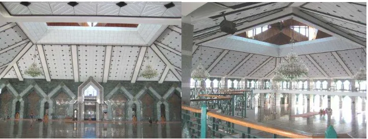 Gambar 2. Interior Ruang Masjid Al Markaz Al Islami 