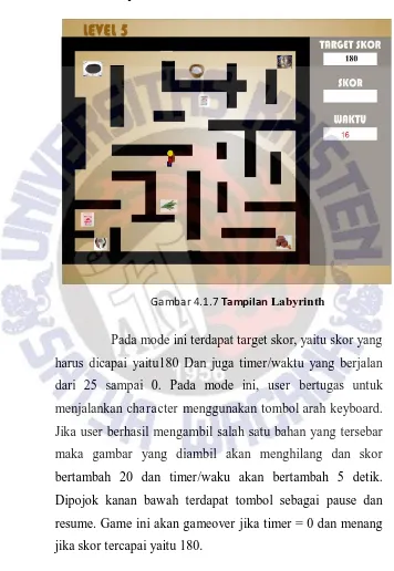Gambar 4.1.7 Tampilan Labyrinth 