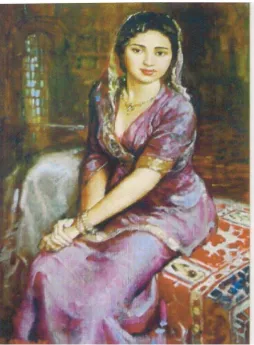 Gambar 2. “Gadis Arab”, Basuki Abdullah 