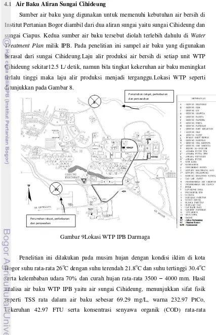 Gambar 9Lokasi WTP IPB Darmaga 