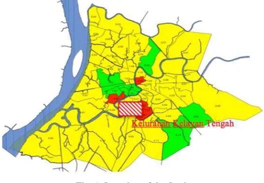 Fig. 1. Location of the Study 