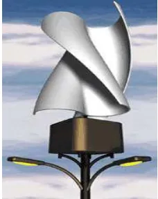 Figure 2.8 Twisted Savonius Wind Turbine 