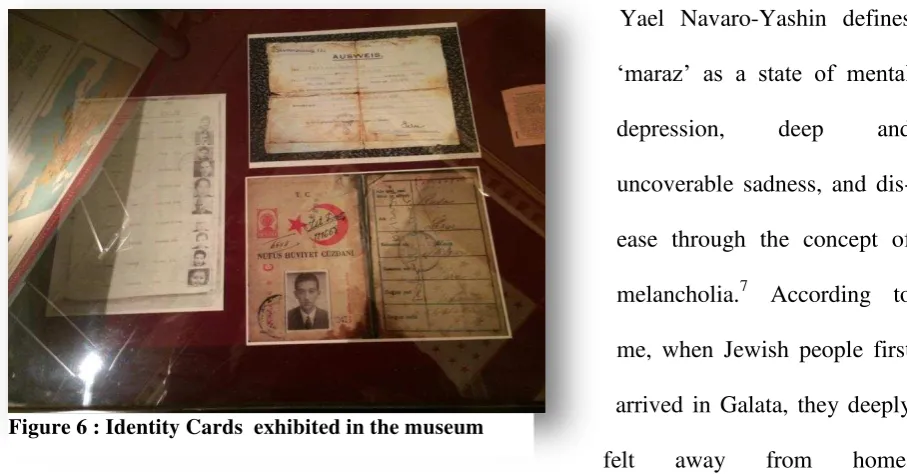 Figure 6 : Identity Cards  exhibited in the museum 