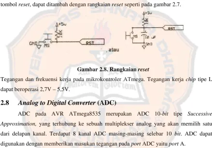 Gambar 2.8. Rangkaian reset