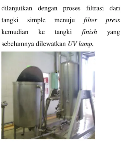 Gambar 8. Tangki filter press.  