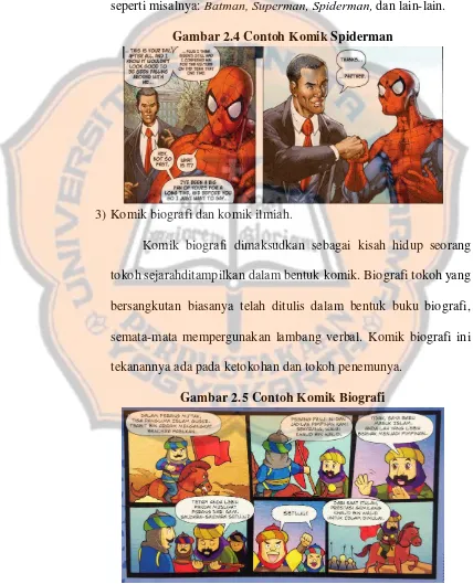 Gambar 2.4 Contoh Komik Spiderman 