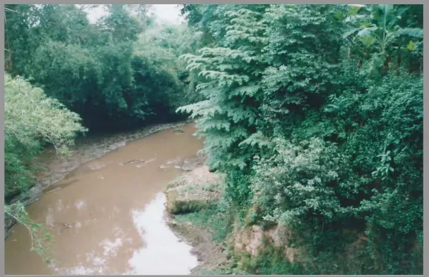 Gambar 7. Sungai  Gandul  Sebagai  Muara  Terletak  di  sebelah  Selatan  Daerah    