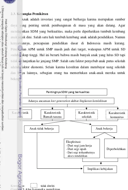 Gambar 3 Alur kerangka pemikiran. 