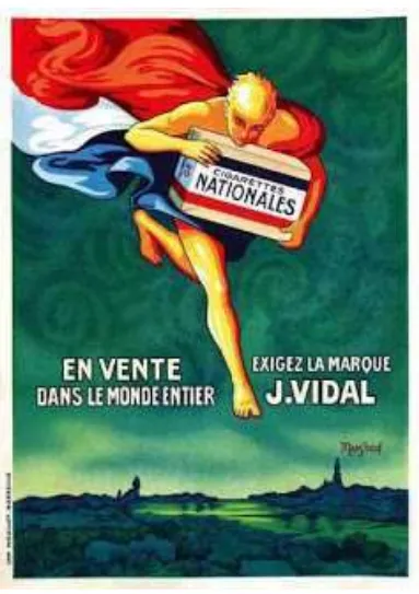 Gambar 6: Iklan Rokok Cigarettes Nationales (1930)