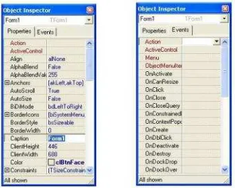 Gambar 2.4 Object Inspector