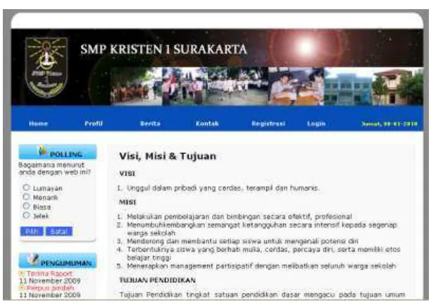 Gambar 4.9 Halaman Program Unggulan 