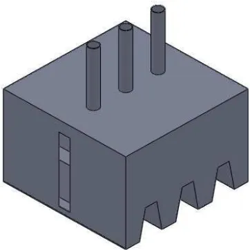 Gambar 3.14 Model evaporator 