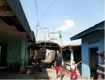Gambar 10. Keadaan salah satu rumah nelayan di Kelurahan Bagan Deli. 