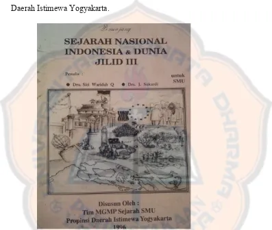 Gambar 2. Sampul Luar buku Pelajaran Sejarah berjudul Sejarah Nasional Indonesia & Dunia Jilid 