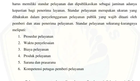 Tabel 1.1 Jenis Pelayanan Puskesmas Sumbersari