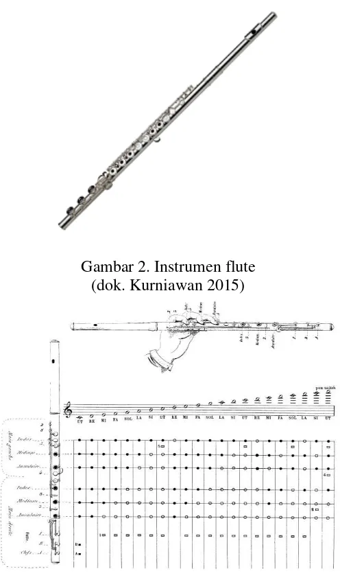 Gambar 2. Instrumen flute  