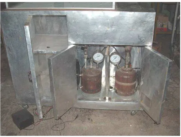 Gambar 15. Proses refrigerasi di dalam gerobak 