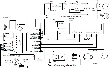 Gambar 3.6. Skematik Rangkaian Zero Crossing Detector 