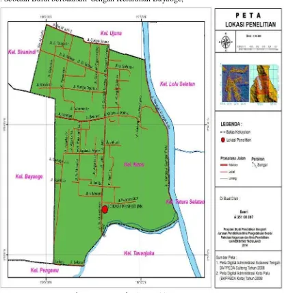 Gambar 3.1 Peta Lokasi Penelitian