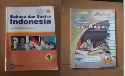 Gambar 12. Buku Paket dan LKS Bahasa Indonesia
