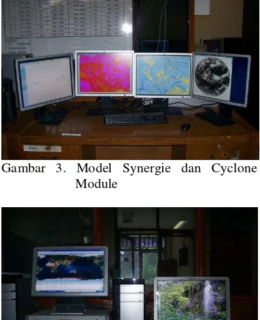 Gambar 4. Penerima Jaringan GSR MTSAT dan NOAA 