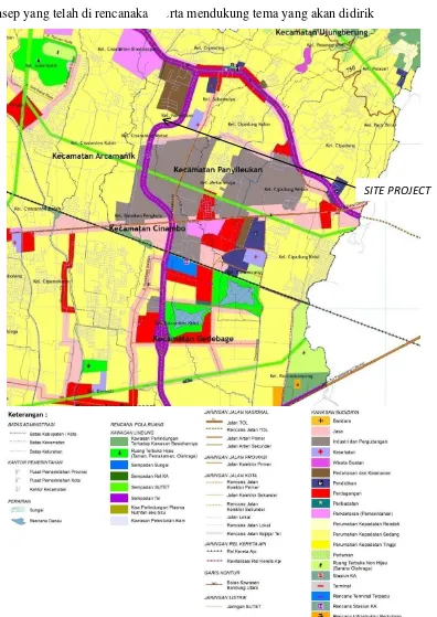 Gambar 3.2 Rencana Pola Ruang Pembangunan, Bandung Timur, Kota Bandung Sumber : RDTRK Kota Bandung 