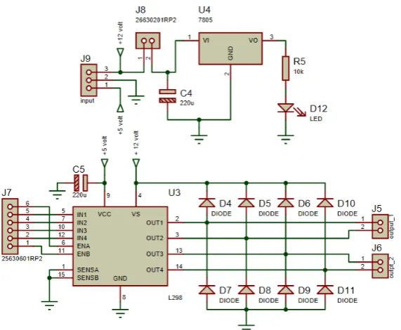 Gambar  3.7 Rangkaian Driver Relay 