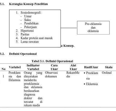 Tabel 3.1. Definisi Operasional Cara Ukur 
