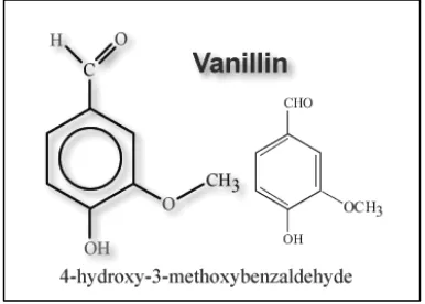 Gambar 9  Struktur kimia vanilin 