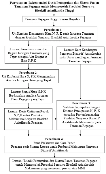 Gambar 1  Bagan Alir Pelaksanaan Penelitian