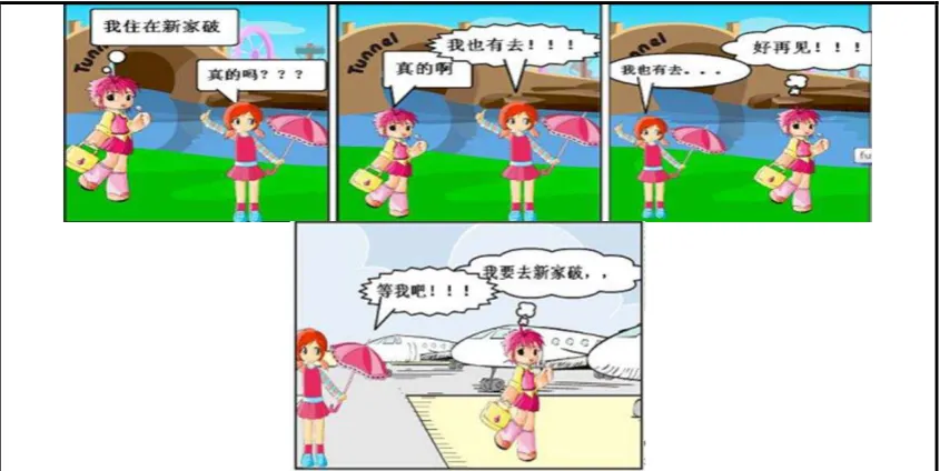 Figure 3 . Example of Control Group’s Comic Creation 