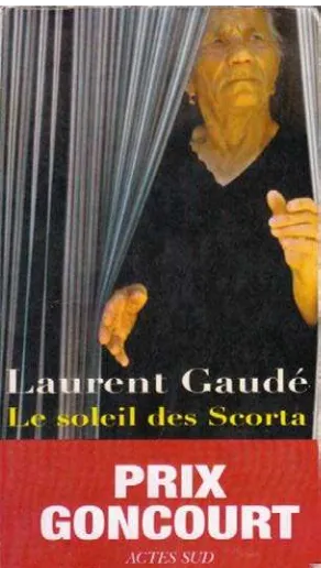Gambar 3: Sampul depan roman Le Soleil des Scorta karya Laurent Gaudé 