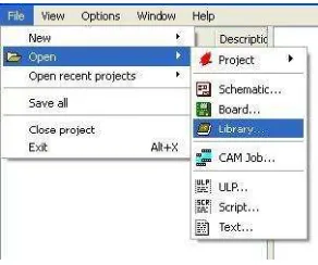 Gambar 4.1 Hirarki Library pada EAGLE 
