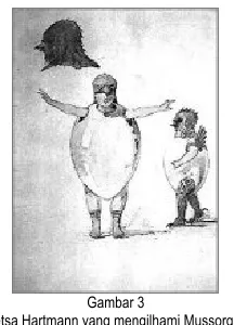 Gambar 3  Sketsa Hartmann yang mengilhami Mussorgsky 