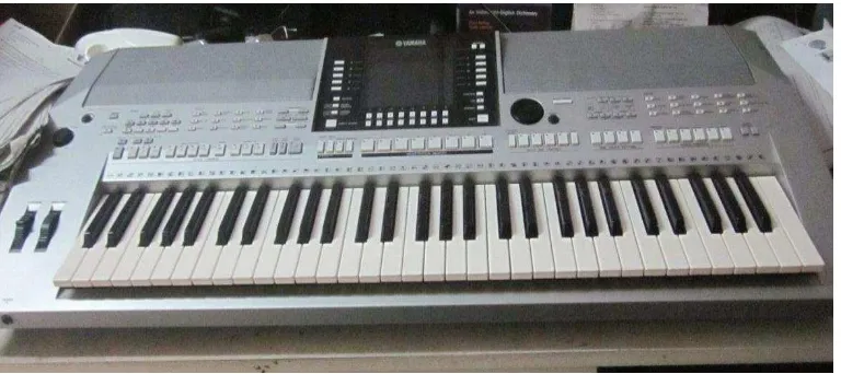 Gambar 4: Alat musik keyboard milik SMP Negeri 2 Bantul, yang digunakan dalam proses pembelajaran (dok
